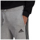 Adidas Ανδρικό παντελόνι φόρμας Essentials Fleece Fitted 3-Stripes Pants